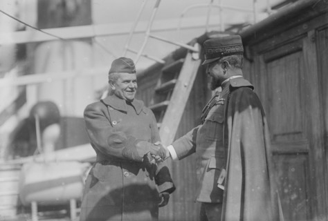 Col. Wm. Wallace & Gen. Guglielmotti, Apr 1919. Creator: Bain News Service.