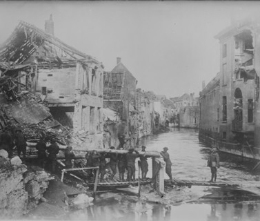 U.S. engineers, Audenarde, 10 Nov 1918. Creator: Bain News Service.