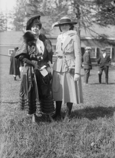 Mrs. Joe Widener & Fifi, between c1915 and c1920. Creator: Bain News Service.