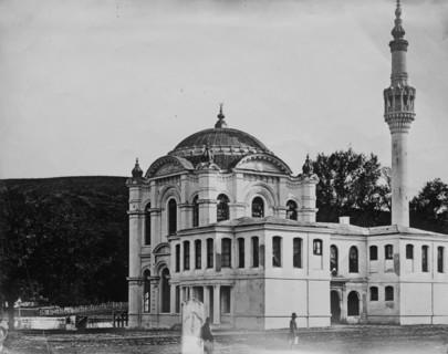 Mosque of Sultan at Sweet Waters of Europe, Constantinople, 1912. Creator: Bain News Service.