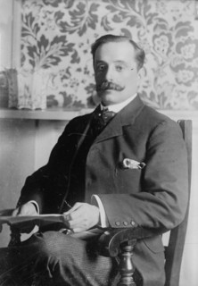 C.E.H. Hobhouse, seated, 1915. Creator: Bain News Service.
