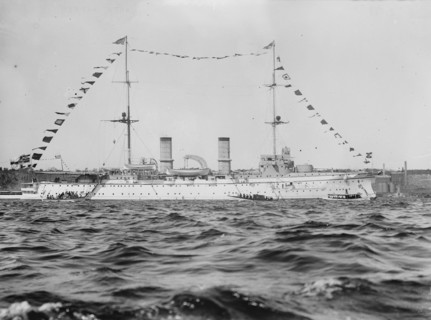 Hertha - German vessel, 1914. Creator: Bain News Service.