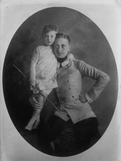 Crown Prince of Germany and Prince William, 1910. Creator: Bain News Service.