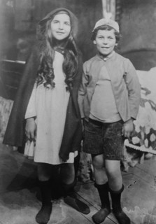 Miss Pauline Gilmer and Miss Olive Water in the "Blue Bird", 1910. Creator: Bain News Service.