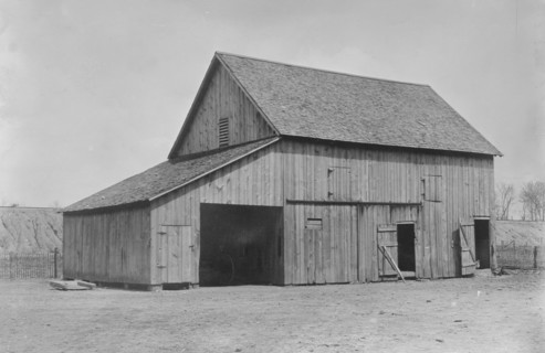Jones Barn where dynamite was found, 1910. Creator: Bain News Service.