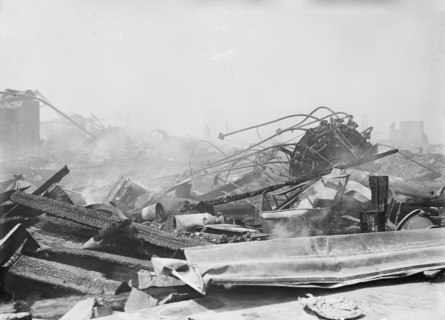 Dreamland burned, Coney Island, 1911. Creator: Bain News Service.