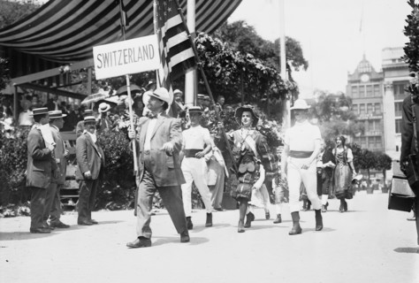 Swiss in N.Y. 4th of July Parade, between c1910 and c1915. Creator: Bain News Service.