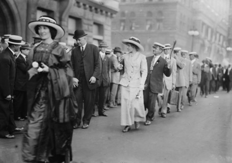 Pennsylvania delegation at the 1912 Republican National Convention held at the..., June 18-22, 1912. Creator: Bain News Service.