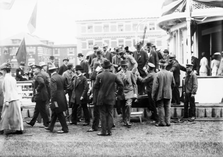 German Doctors at Ellis Island, 1912. Creator: Bain News Service.