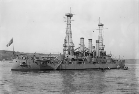 USS Kansas, between c1910 and c1915. Creator: Bain News Service.