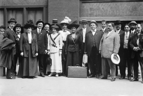 Delegates to Bull Moose Convention, Syracuse, 1912. Creator: Bain News Service.