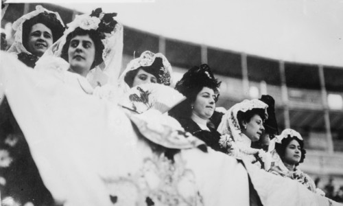 Mexican Society women at bullfight, between c1910 and c1915. Creator: Bain News Service.
