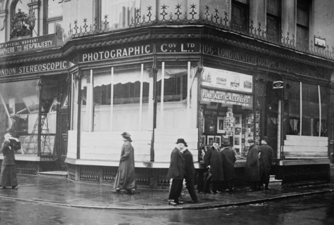 Damage done by London Suffragettes, March 1912, between c1910 and c1915. Creator: Bain News Service.