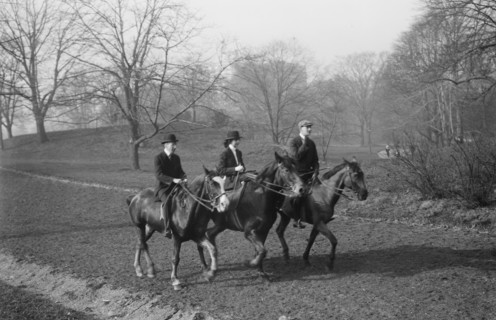 Riding - Central Park, between c1910 and c1915. Creator: Bain News Service.