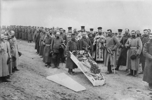 Burial Captain Redkof, Adrianople #14, between c1910 and c1915. Creator: Bain News Service.