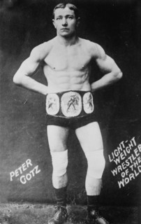 Peter Gotz - lightweight wrestler of the world, between c1910 and c1915. Creator: Bain News Service.