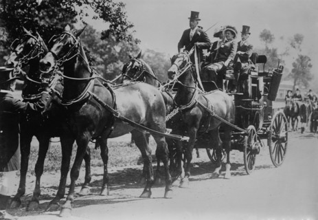 W.H. Moore & 4-in-hand, between c1910 and c1915. Creator: Bain News Service.