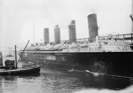 LUSITANIA, between c1910 and c1915. Creator: Bain News Service.