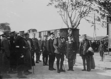Czar Ferdinand going to front, 1912. Creator: Bain News Service.