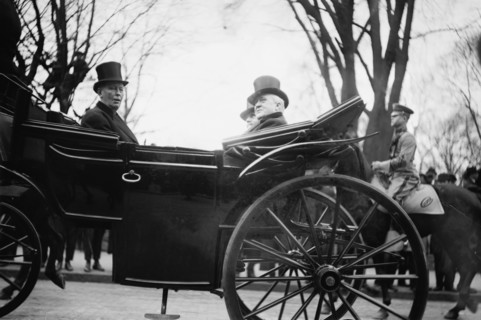 Speaker Clark and Vice Pres't. Marshall, 1913. Creator: Bain News Service.