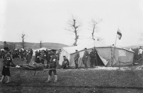 Carrying dead, Tchataldja #5, between c1910 and c1915. Creator: Bain News Service.