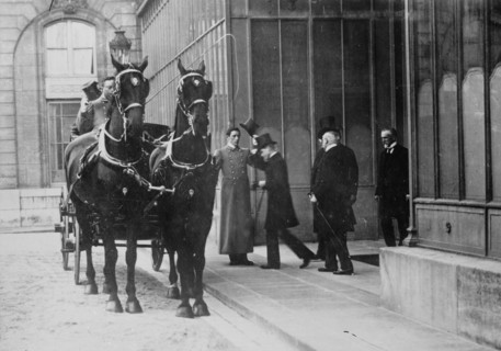Prince of Wales leaves Elysee Palace, between c1910 and c1915. Creator: Bain News Service.