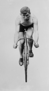 Peter Drobach [on bike] 12/5/12, 1912. Creator: Bain News Service.