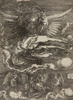 Sudarium Spread Out By An Angel, 1516. Creator: Albrecht Durer.