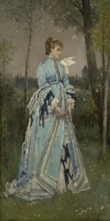 Spring In Giverny, 1890. Creator: Alfred Stevens.