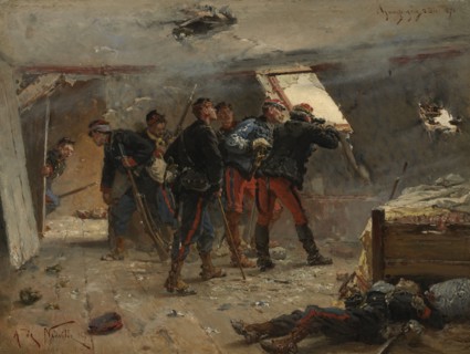 Champigny, 2 December 1870, c1875-77. Creator: Alphonse de Neuville.
