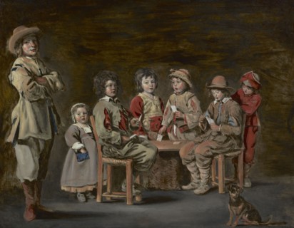 The Young Card Players, 1643. Creator: Antoine Le Nain.