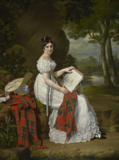 Woman Sketching In A Landscape, c1830. Creator: Barthelemy Vieillevoye.