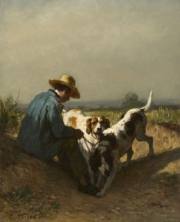 The Gamekeeper, 1850s. Creator: Constant Troyon.