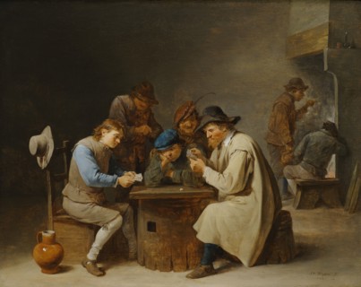 The Card Players, 1646. Creator: David Teniers II.