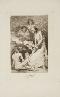 Blow (Sopla), 1799. Creator: Francisco Goya.