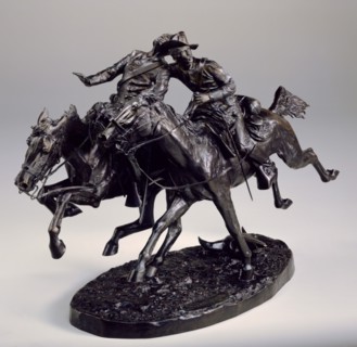 The Wounded Bunkie, 1896. Creator: Frederic Remington.