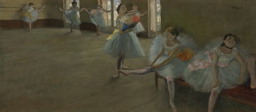 Dancers In The Classroom, c1880. Creator: Edgar Degas.