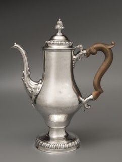 Coffeepot, c1775. Creator: John Bayly.
