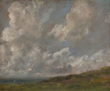 Study Of Clouds Over A Landscape, c1821-22. Creator: John Constable.