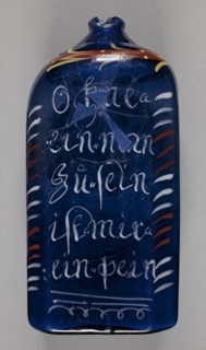 Cordial Bottle, c1775-1810. Creator: Unknown.
