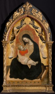 Virgin And Child With Music-Making Angels, c1400-1410. Creator: Master of the Strauss Madonna.
