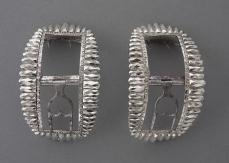 Pair Of Shoe Buckles, c1780. Creator: Peter Getz.