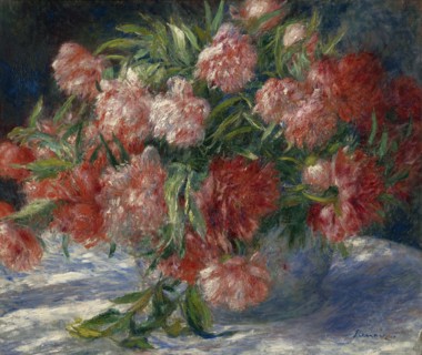 Peonies, c1880. Creator: Pierre-Auguste Renoir.