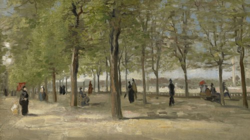 Terrace In The Luxembourg Gardens, 1886. Creator: Vincent van Gogh.