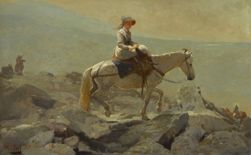 The Bridle Path, White Mountains, 1868. Creator: Winslow Homer.