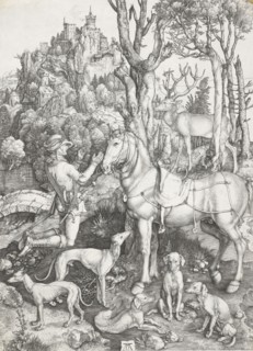 St. Eustace, c.1501. Creator: Albrecht Durer.