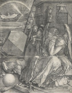 Melencolia I, 1514. Creator: Albrecht Durer.