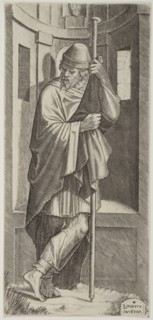 St James Major. Plate 6. From: Christ and the Apostles, 1545. Creator: Lambert Suavius.
