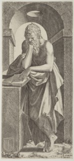 St Simon. Plate 4. From: Christ and the Apostles, 1545. Creator: Lambert Suavius.