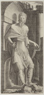 St Bartholomew. Plate 5. From: Christ and the Apostles, c.1545. Creator: Lambert Suavius.